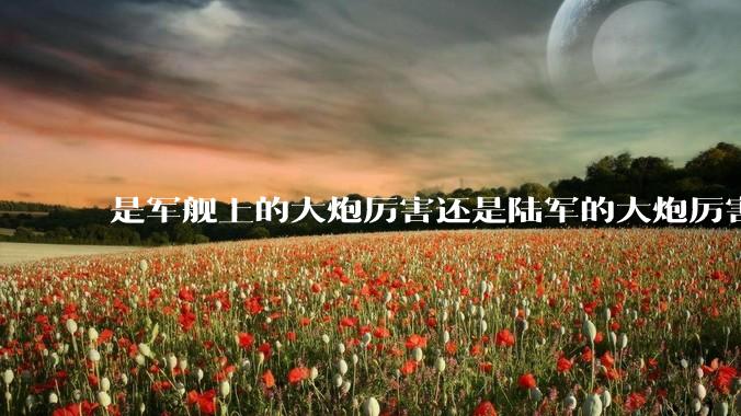 是军舰上的大炮厉害还是陆军的大炮厉害？